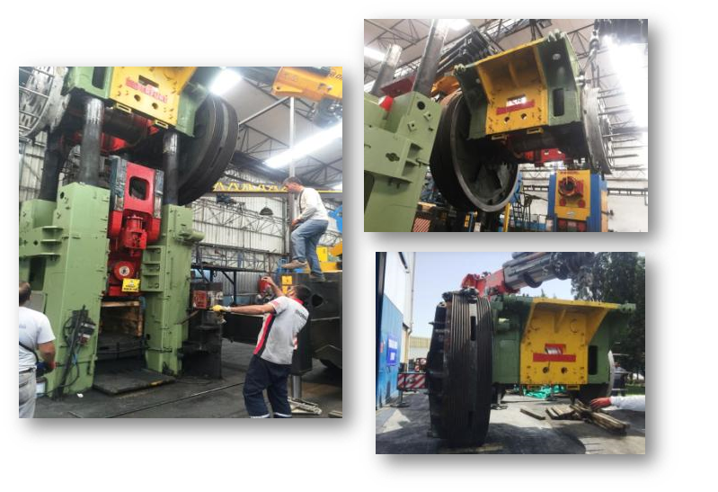 TİRSAN KARDAN 1600 TON ERFURT Pres Revizyonu