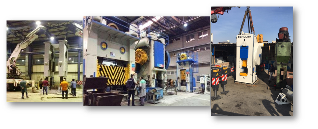 TEKNOROT 2500 TON, 500 TON, 250 TON VERONEZH Pres Montajı