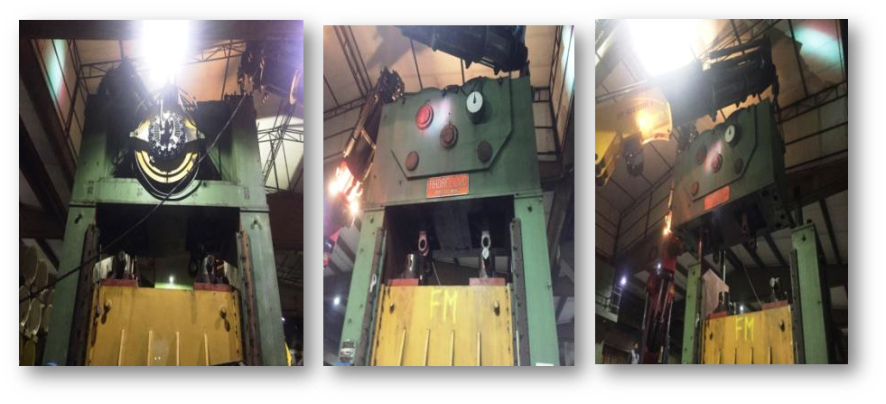 TITAN ASIA WHEEL 1200 TON RADAELLİ Pres Montajı