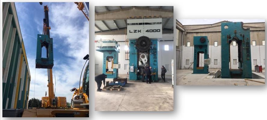 SİSTEM ALÜMİNYUM 4000T Sıcak Dövme Pres Montajı