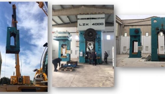 SİSTEM ALÜMİNYUM 4000T Sıcak Dövme Pres Montajı